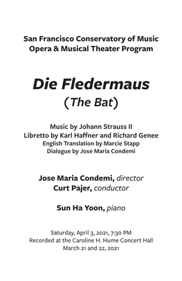 Die Fledermaus (The Bat)