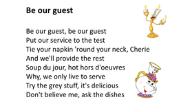 Be Our Guest