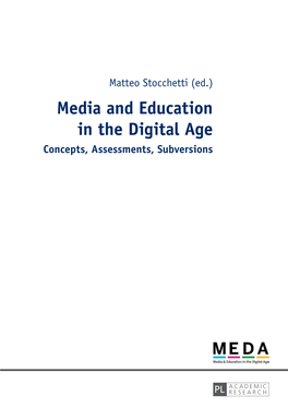Media and Education in the Digital