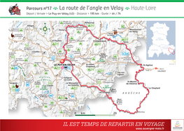 Road-Book La Route De L'angle En Velay