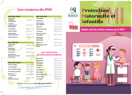 Protection Maternelle Et Infantile Les Centres De