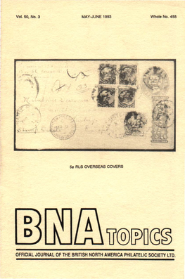 Official Journal of the British North America Philatelic Society Ltd