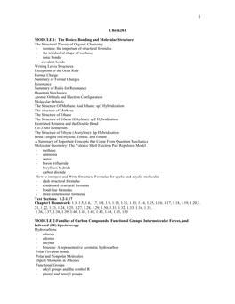 Chemistry 161 (350)