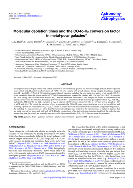 Molecular Depletion Times and the CO-To-H2 Conversion Factor in Metal-Poor Galaxies?