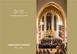 Veranstaltungen 2017–2018