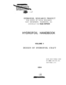 Hydrofoil Handbook