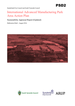 International Advanced Manufacturing Park Area Action Plan Sustainability Appraisal Report (Updated) Publication Draft | August 2016