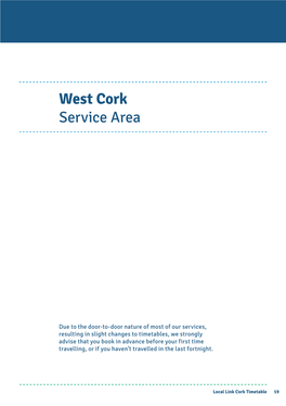 West Cork Service Area