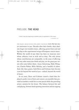 Prelude: the Head