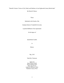 “Daniells' Calcutta: Visions of Life, Death, and Nabobery in Late-Eighteenth-Century British India” by Patrick D. Rasico