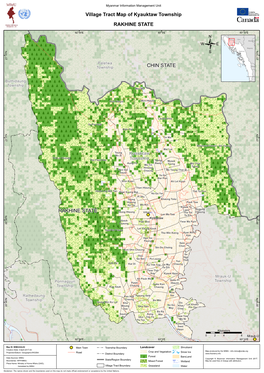 Village Tract Map of Kyauktaw Township RAKHINE STATE