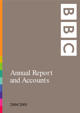 Annual Report and Accounts