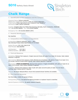 Chalk Range ______1