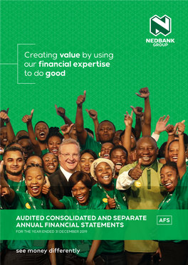 Creating Value by Using Our Financial Expertise to Do Good