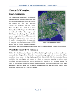 NIAGARA RIVER WATERSHED MANAGEMENT PLAN (Phase I)