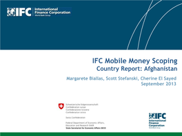 IFC Mobile Money Scoping