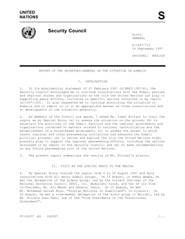 Security Council Distr