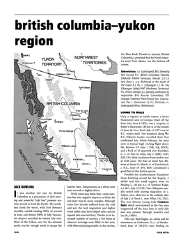 British Columbia-Yukon Region •Luanel