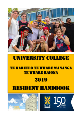 University College 2019 Resident Handbook