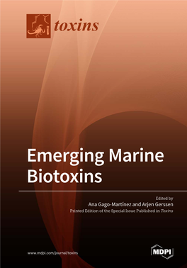 Emerging Marine Biotoxins