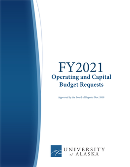Operating and Capital Budget Requests