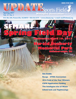 Spring Field Day Wednesday, April 19, 2017 Harold Docherty Memorial Park Hillsborough, NJ