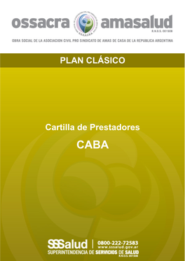 PLAN CLÁSICO Cartilla De Prestadores