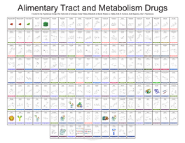 Alimentary Tract and Metabolism Drug Poster