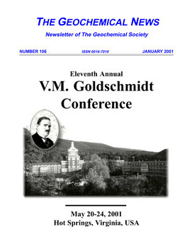 V.M. Goldschmidt Conference