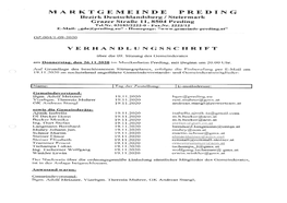 09. Sitzung Des Gemeinderates