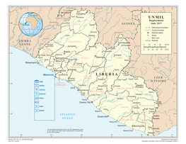 LIBERIA a I W Zigida Gow a L International Boundary Daru County Boundary