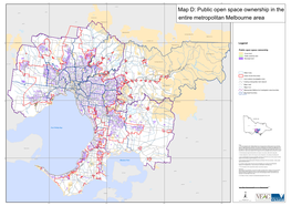 Map D: Public Open Space Ownership in Metropolitan Melbourne