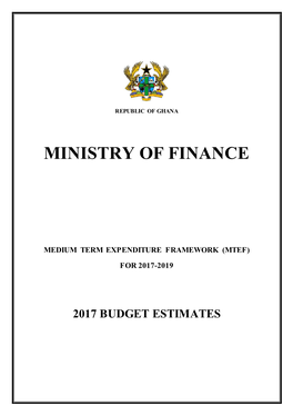 Ministry of Finance | Ghana