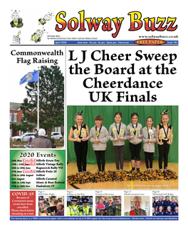 Issue 183 Commonwealth Flag Raising L J Cheer Sweep the Board at the Cheerdance UK Finals