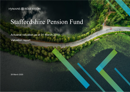200326 Staffordshire Pension Fund 31 March 2019 Valuation Final