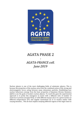 AGATA PHASE 2 - AGATA-FRANCE Coll