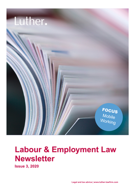 Labour & Employment Law Newsletter