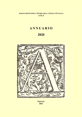 A N N U a R I O 2020