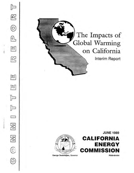 The Impacts of Global Warming on California