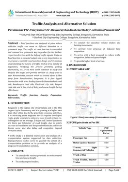 Traffic Analysis and Alternative Solution