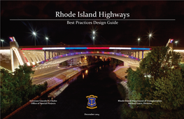 Rhode Island Highways Best Practices Design Guide