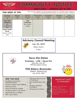 Advisory Council Meeting