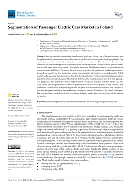Segmentation of Passenger Electric Cars Market in Poland