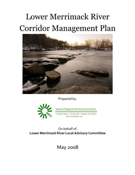 Lower Merrimack River Corridor Management Plan