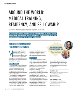 Medical Training, Residency, and Fellowship