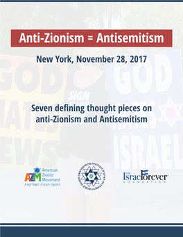 Anti-Zionism = Antisemitism