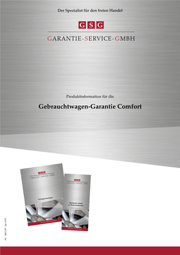 Gebrauchtwagen-Garantie Comfort