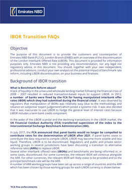 LIBOR FAQ and Training