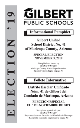 1 9 Gilbert Unified School District No. 41 of Maricopa County, Arizona