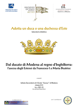 Adotta Un Duca O Una Duchessa D'este Dal Ducato Di Modena Al